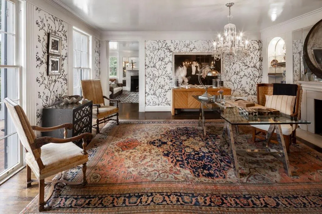 Dining Room set up as office
