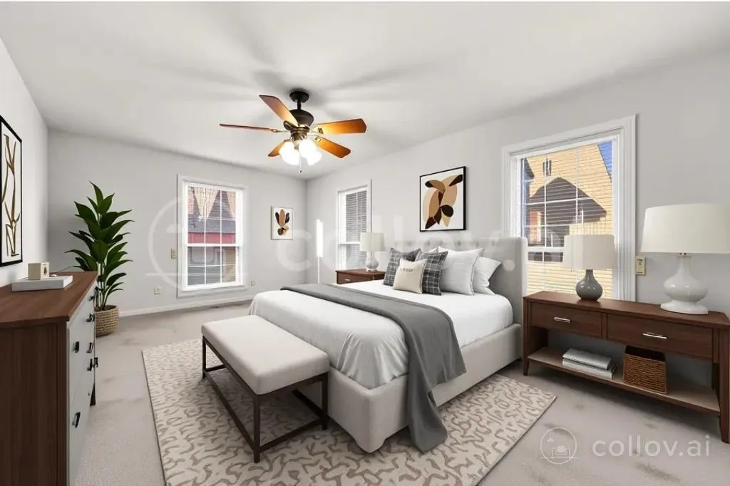 This room is virtually staged
