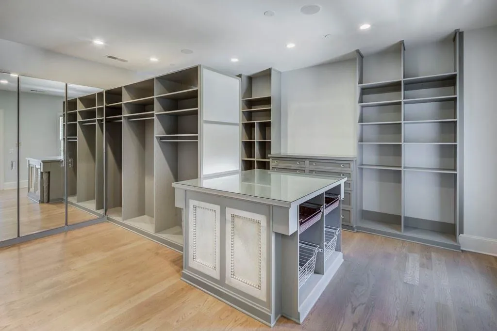 Large primary closet
