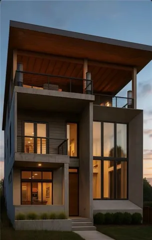 FRONT ELEVATION. STOCK PHOTO