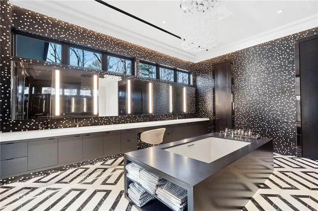 Imported Italian marble floors.
