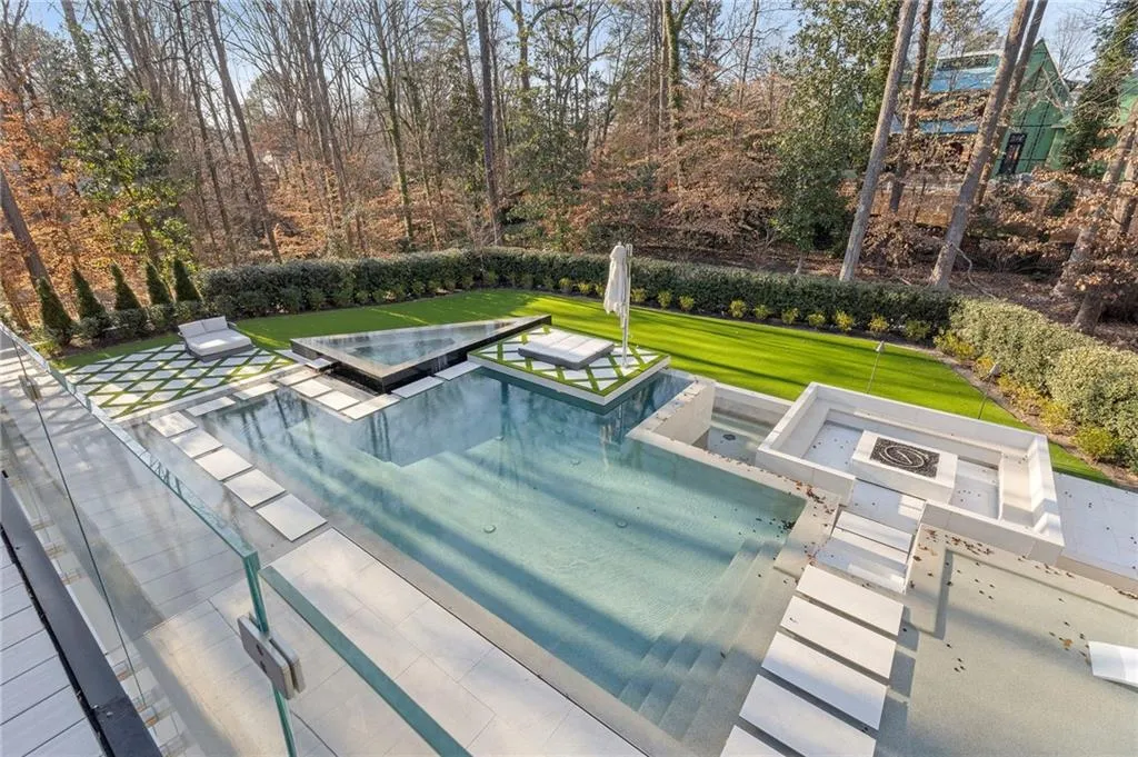 View from upper patio.