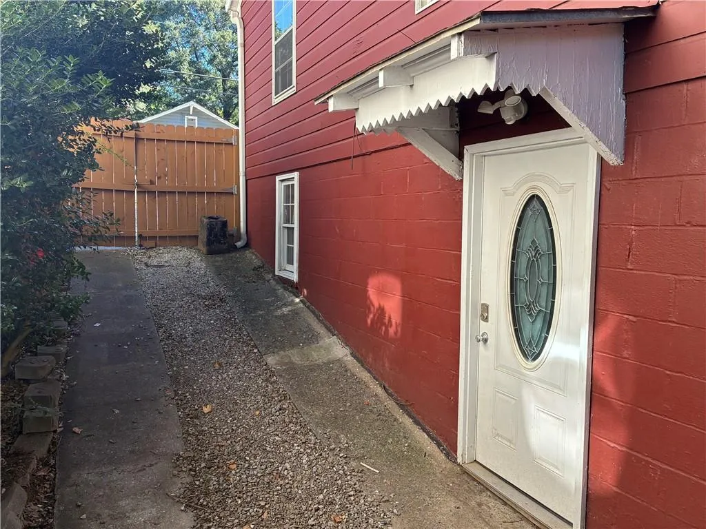 Entrance to property