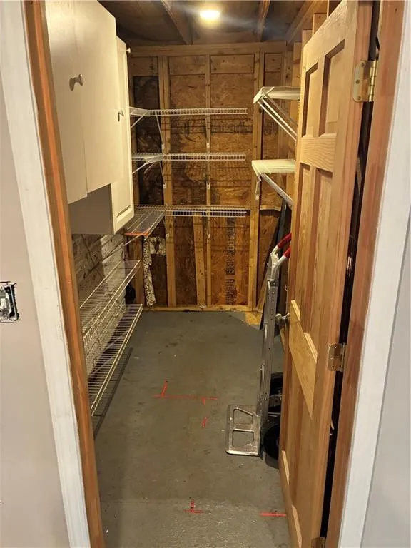 View of storage area