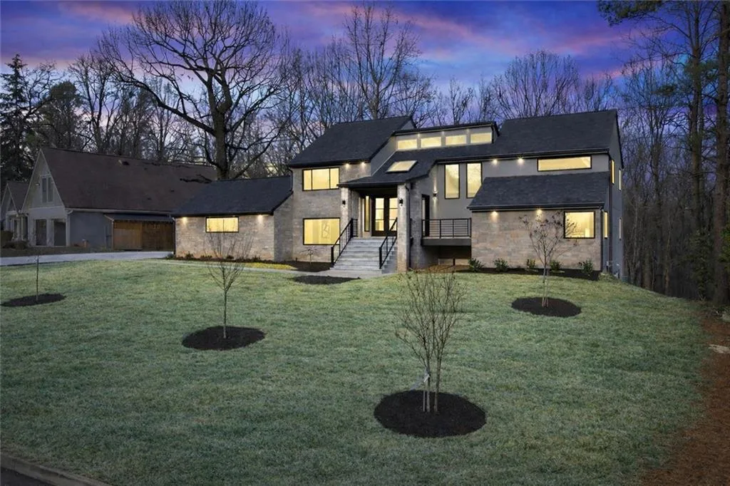 Lawn color enhanced