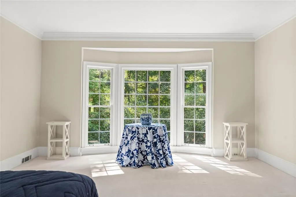Bay window view