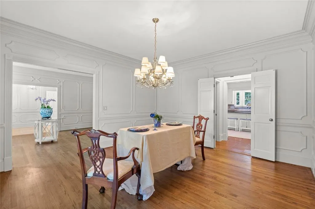Looking into kitchen
