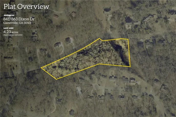 Map / location with property boundaries highlighted