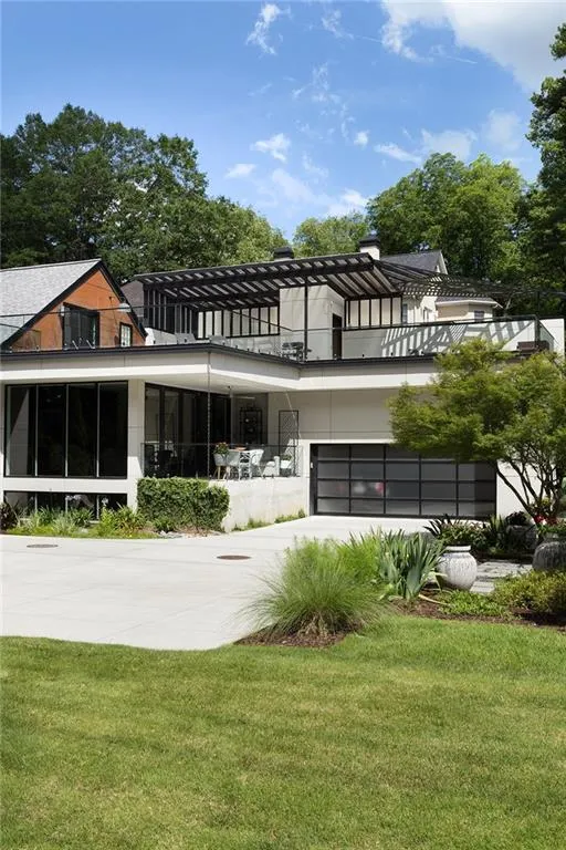 Side view of home
