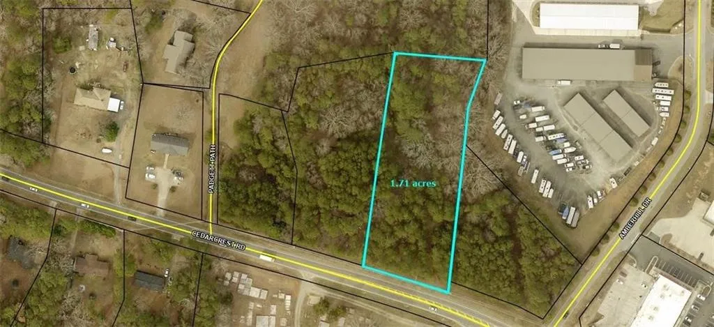 1.71 acre lot