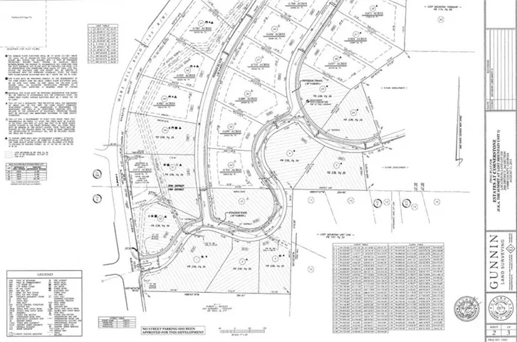 Map of parcels