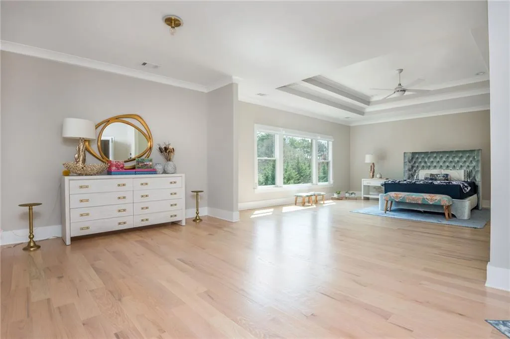 Primary Bedroom and it's huge sitting area