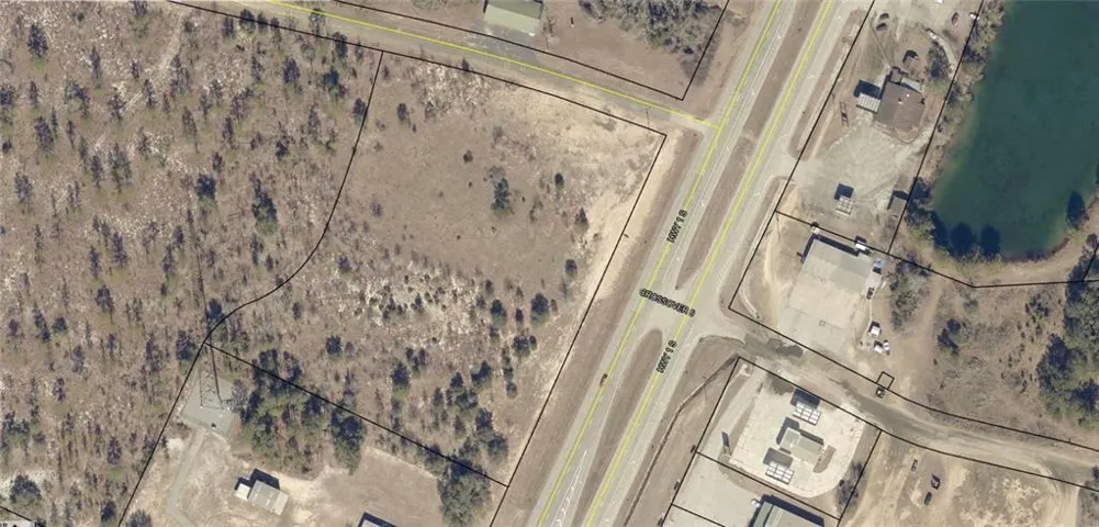 Plat Map. Illustrating the property boundaries and surrounding infrastructure