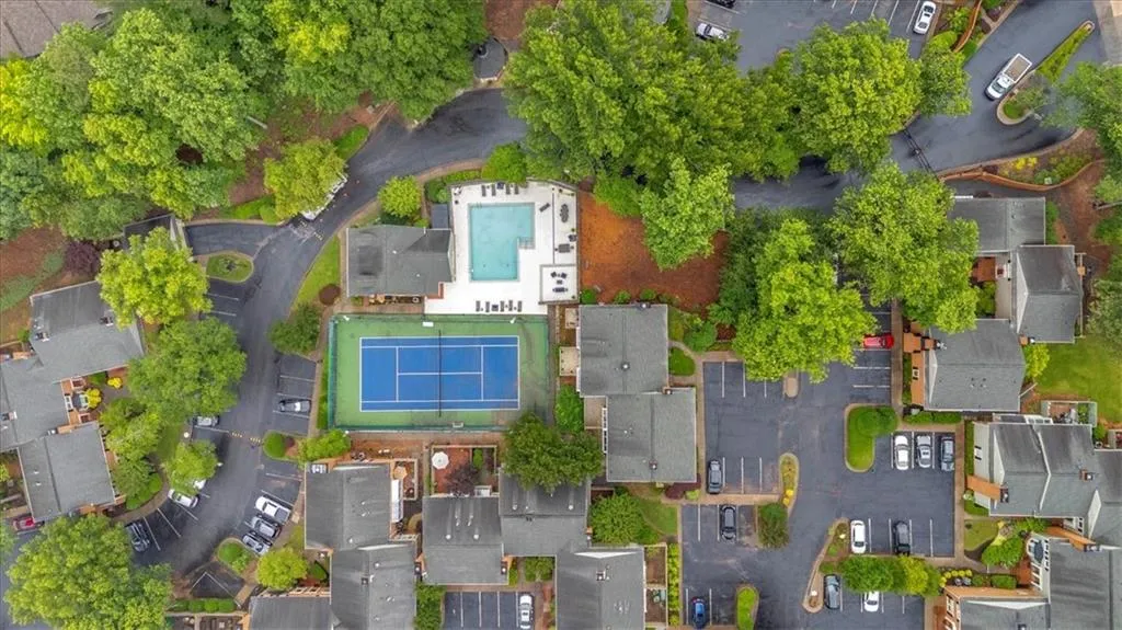 Aerial overview of property's location