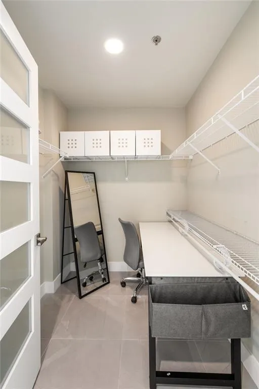 Walk-In with Custom Storage System