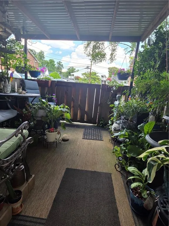 View of patio