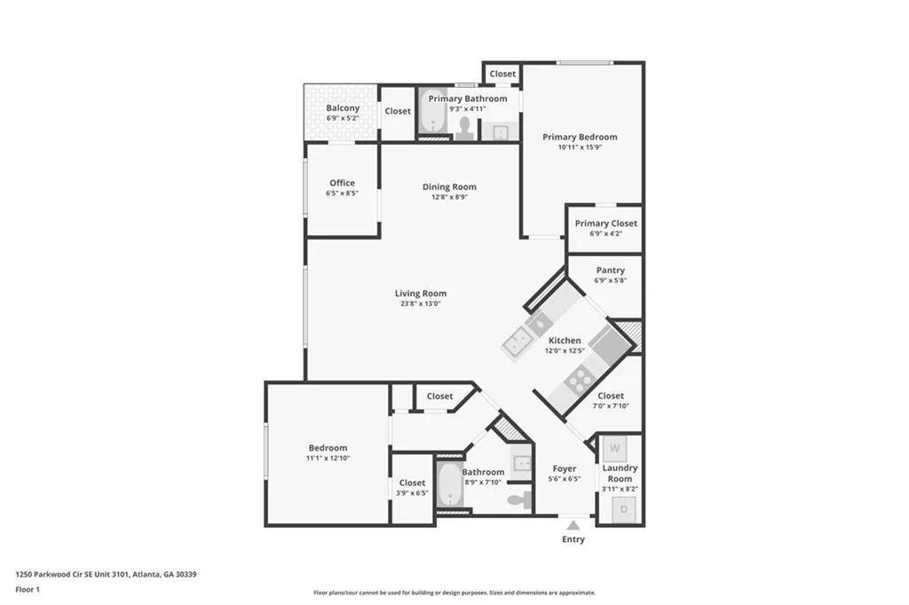 1250 Parkwood Circle Se Unit 2201, Atlanta, Georgia 30339, 2 Bedrooms Bedrooms, ,2 BathroomsBathrooms,Residential,For Sale,1250 Parkwood Circle Se Unit 2201,7556000
