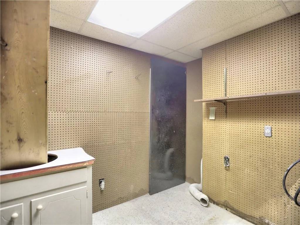 View of laundry room