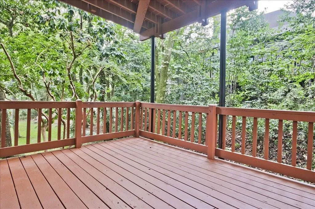 View of deck