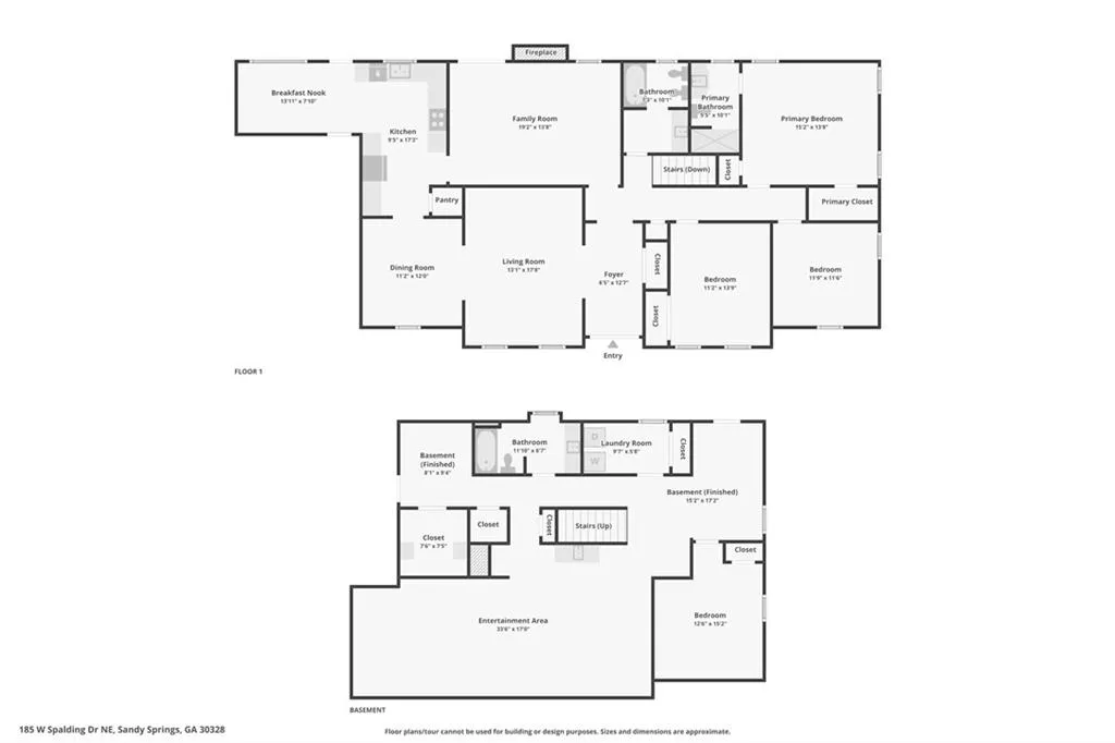 Combined floor plans