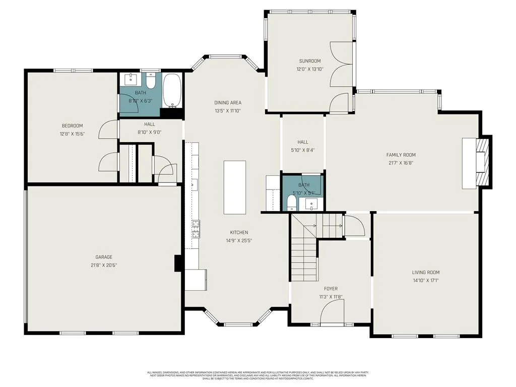 View of room layout