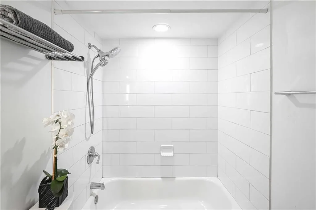 Full bath with washtub / shower combination