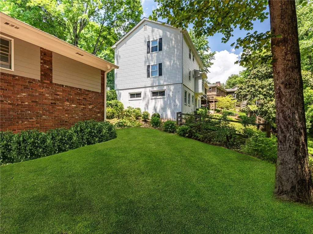 So you want a flat yard.. here is an idea! Remove the deck and here you go!!