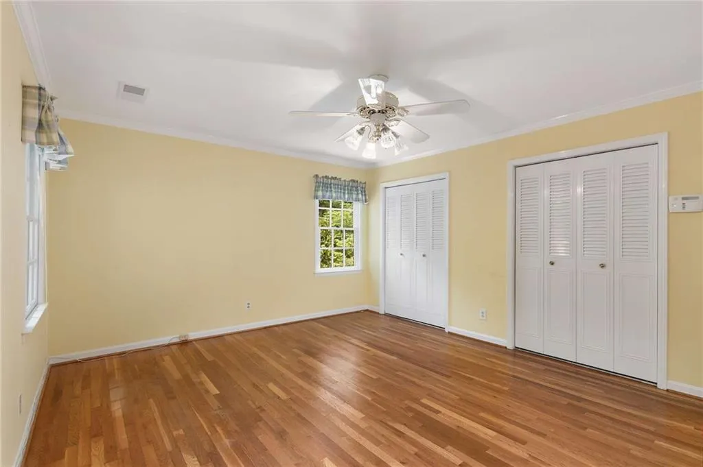 Three closets in the master suite!