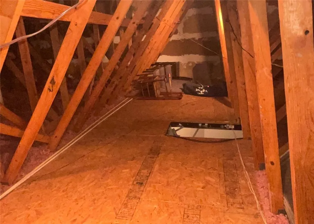 View of attic