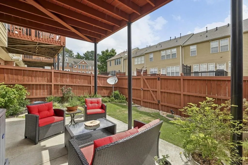 Private Rear Patio & A Fenced Yard