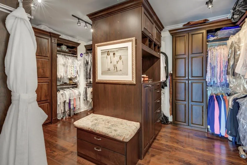 Primary closet