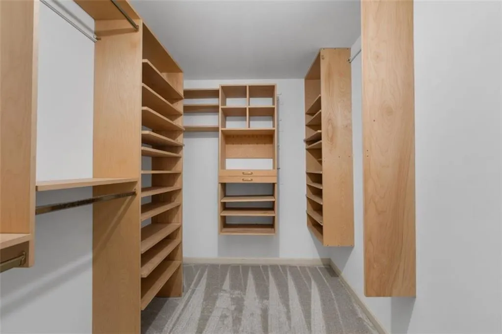 Custom walk-in closet