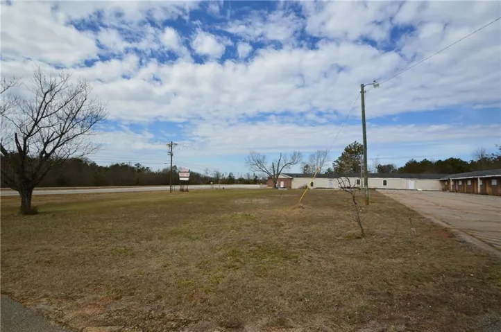 View of yard with a porch