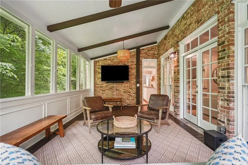 All-seasons porch off of Kitchen and Living Room