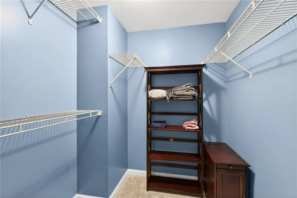 Large walk in closet.