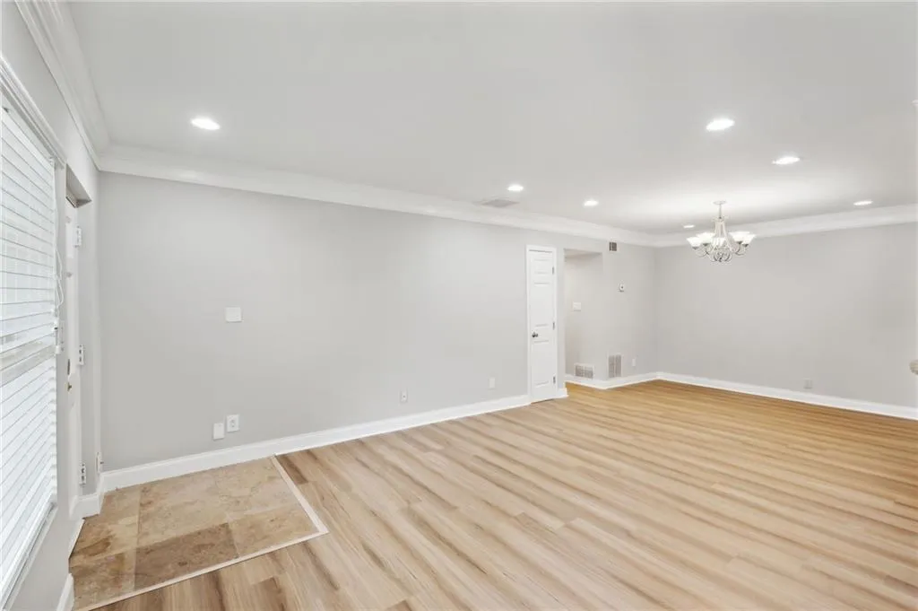 Recessed lighting throughout