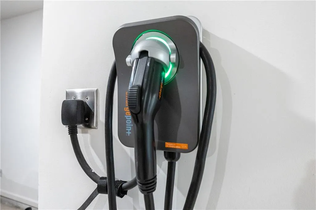Detailed view of car charger