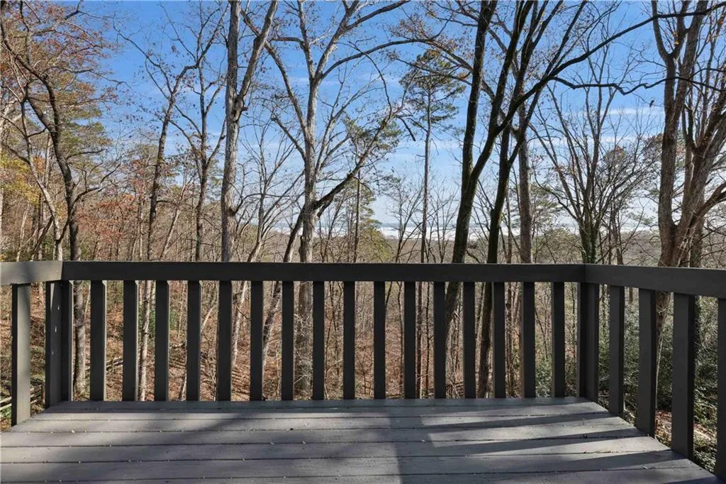 Stunning view from the private deck off the Master BR!