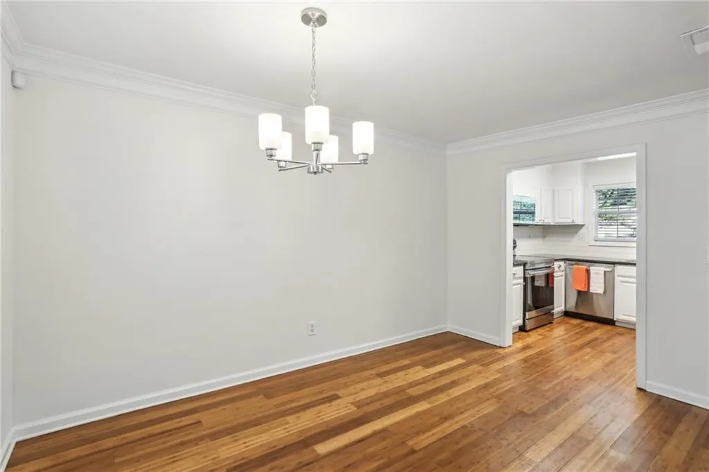 Separate dining room