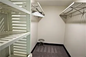 View of spacious closet
