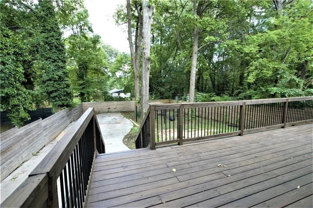 View of deck