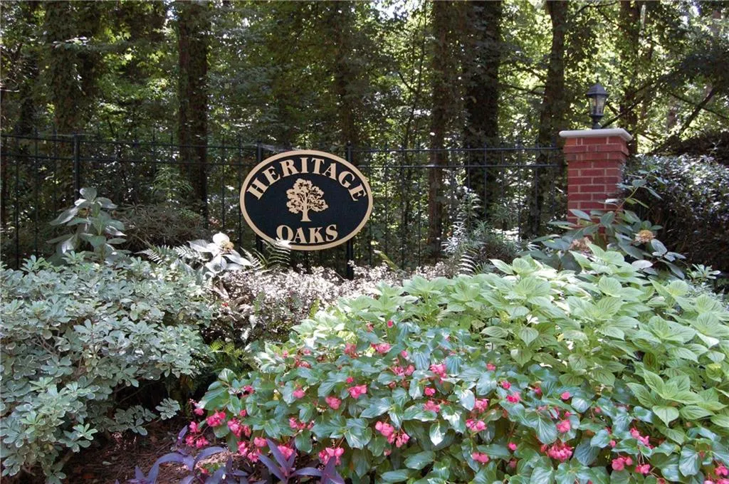 View of community sign at Entrance