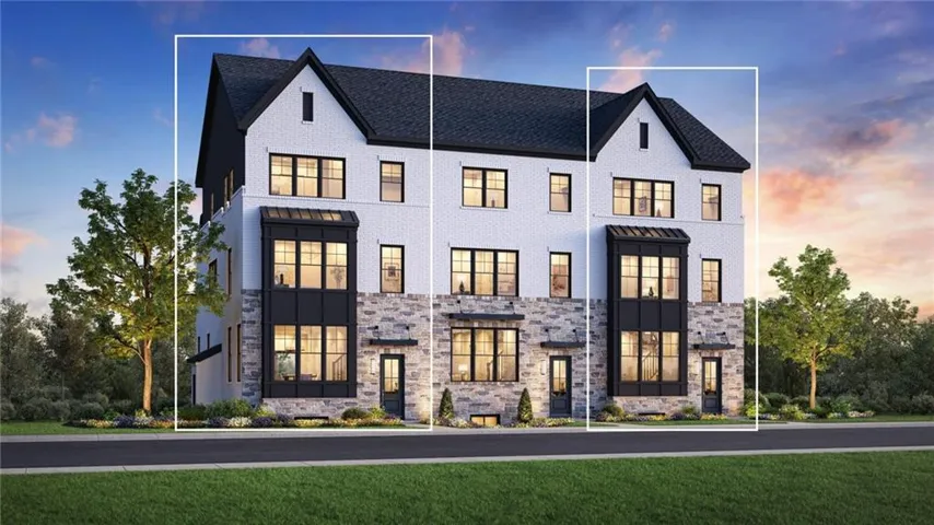 Chastain Transitional on Basement has a little additional square footage with a bump out in your dining and secondary bedroom.