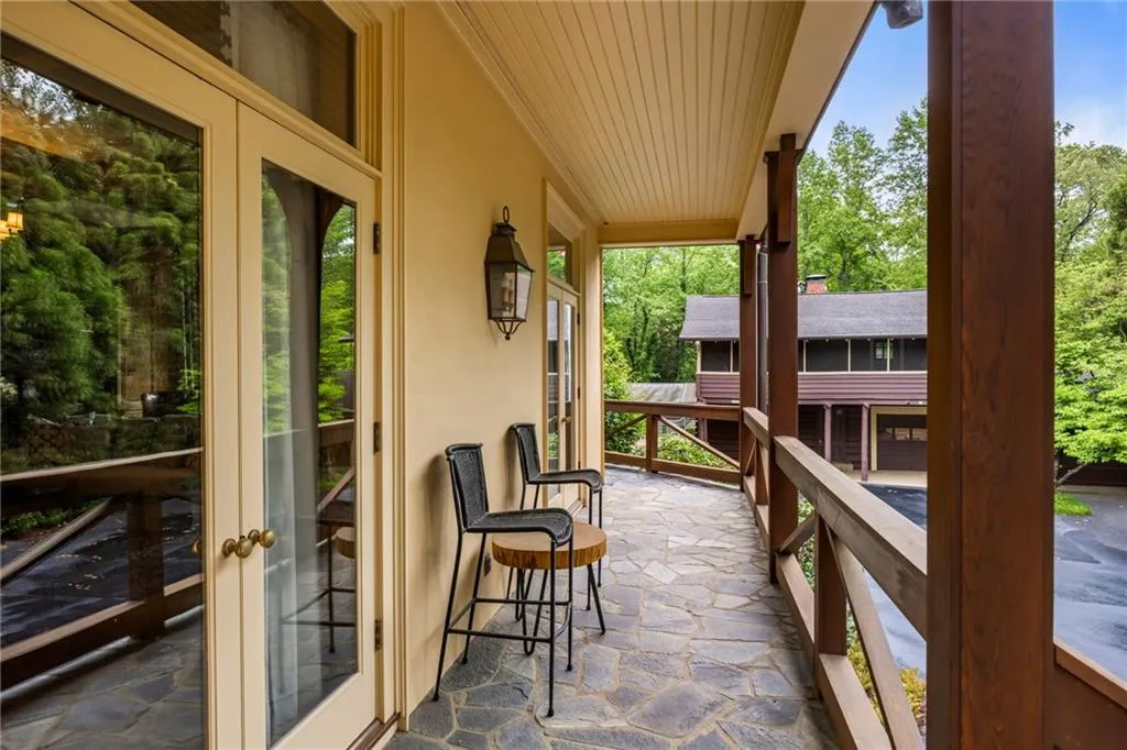 Porch off of the kitchen and great room