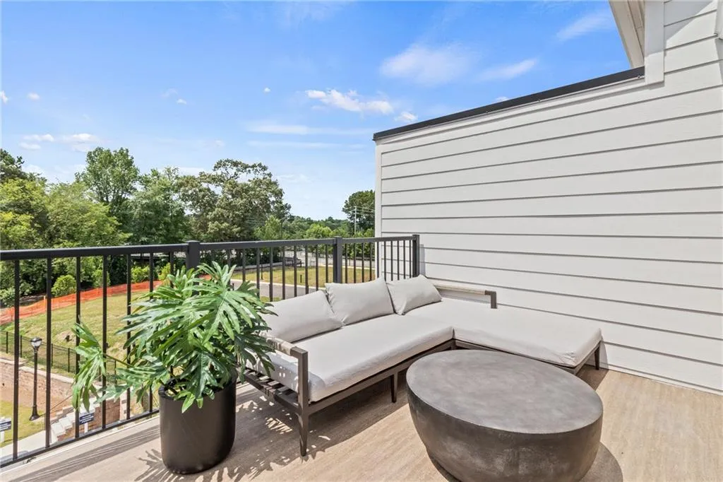Rooftop Deck on the 4th Floor. Picture of Model Home