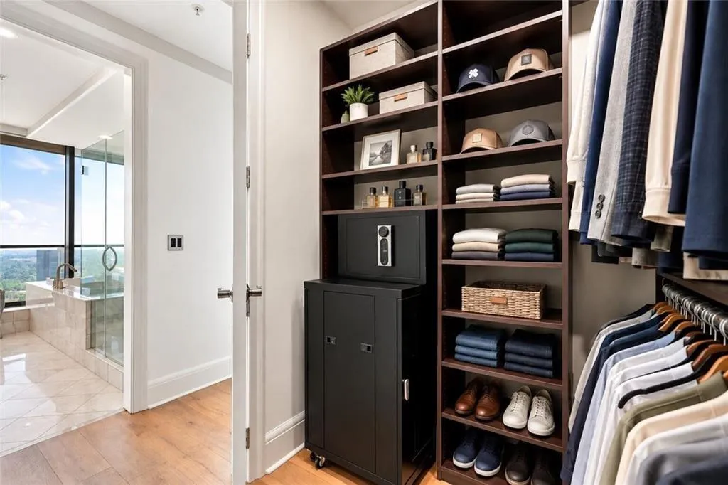 Custom walk-in closet