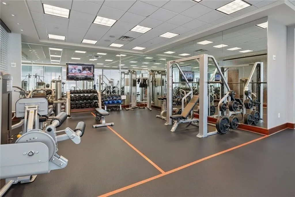 Corporate fitness center