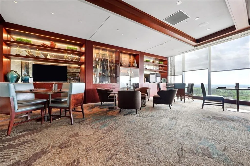 Private Buckhead Club - membership available with free breakfast - 26th floor