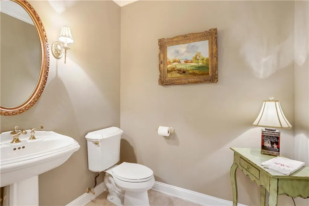 Charming powder room