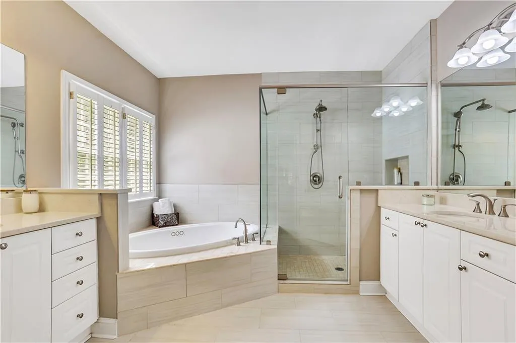 Renovated primary bath